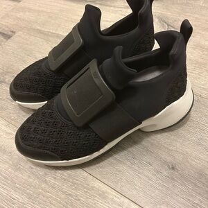 Roger Vivier  Black Slip-On Athletic Sneakers